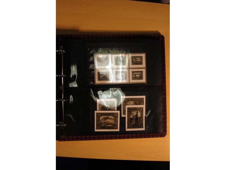 1930, Spezialsammlung der Allthing-Ausgaben, ungebraucht und gestempelt sowie mit zahlreichen Briefen und Karten, dabei viel 
