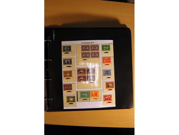 1930, Spezialsammlung der Allthing-Ausgaben, ungebraucht und gestempelt sowie mit zahlreichen Briefen und Karten, dabei viel 