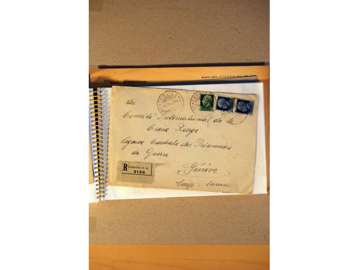 1812/1970, kleiner Posten Briefe und Karten inkl. Triest und San Marino, Schwerpunkt bei den Ganzsachen mit u.a. P 156 gebrau