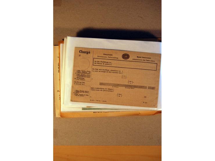 1812/1970, kleiner Posten Briefe und Karten inkl. Triest und San Marino, Schwerpunkt bei den Ganzsachen mit u.a. P 156 gebrau