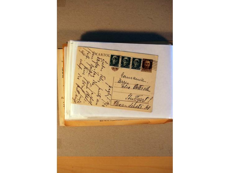 1812/1970, kleiner Posten Briefe und Karten inkl. Triest und San Marino, Schwerpunkt bei den Ganzsachen mit u.a. P 156 gebrau