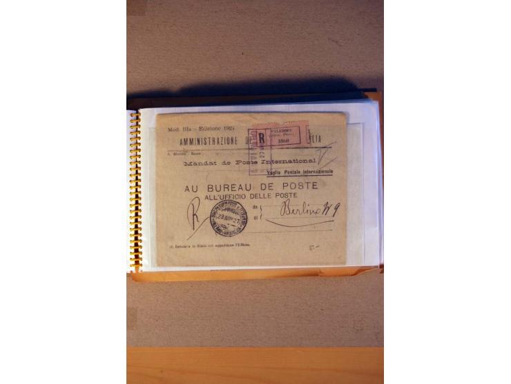 1812/1970, kleiner Posten Briefe und Karten inkl. Triest und San Marino, Schwerpunkt bei den Ganzsachen mit u.a. P 156 gebrau