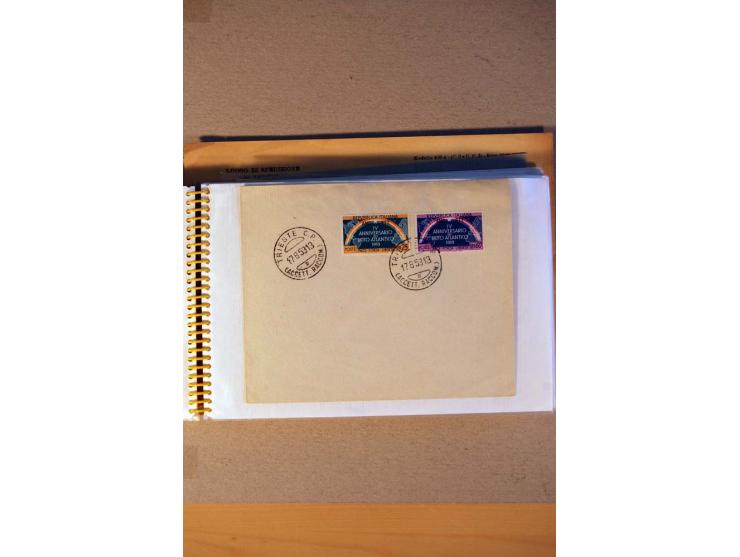 1812/1970, kleiner Posten Briefe und Karten inkl. Triest und San Marino, Schwerpunkt bei den Ganzsachen mit u.a. P 156 gebrau