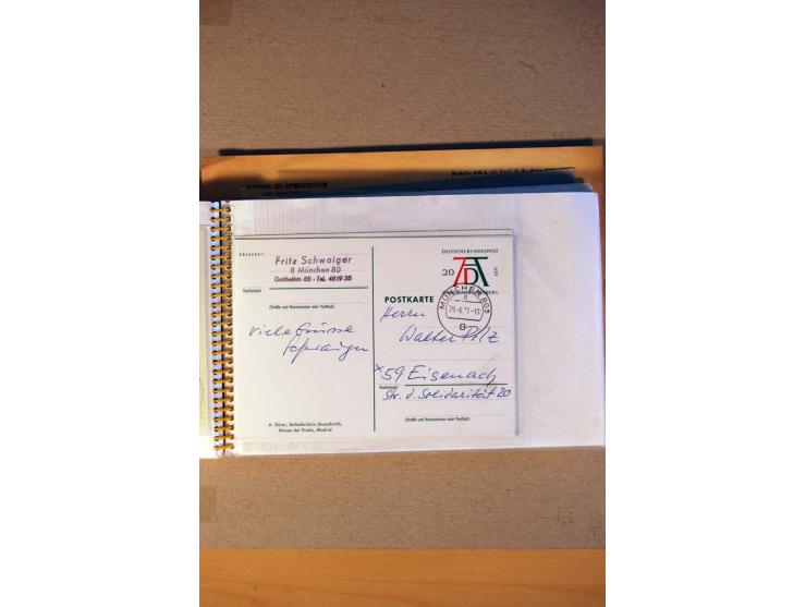 1812/1970, kleiner Posten Briefe und Karten inkl. Triest und San Marino, Schwerpunkt bei den Ganzsachen mit u.a. P 156 gebrau