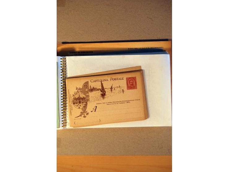 1812/1970, kleiner Posten Briefe und Karten inkl. Triest und San Marino, Schwerpunkt bei den Ganzsachen mit u.a. P 156 gebrau