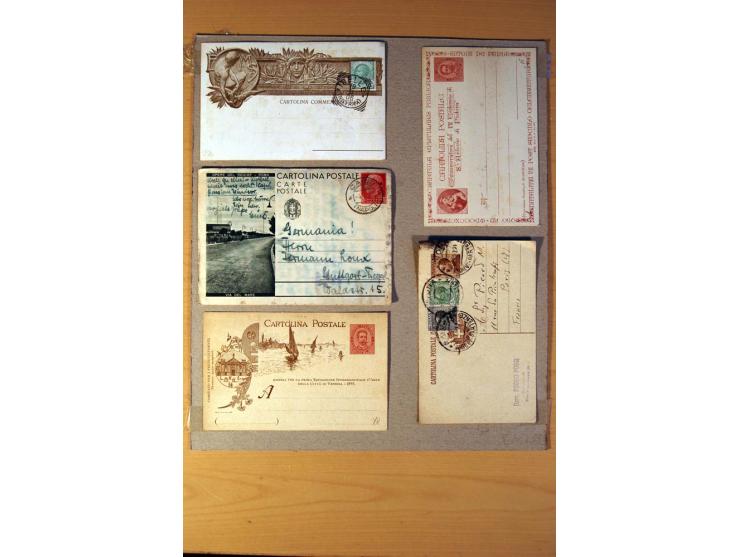 1877/1980 (ca.), Posten mit rund 370 Briefen, Karten und  vielen Ganzsachen (u.a. 20mal P 45), dabei auch Bedarfspost mit Pak