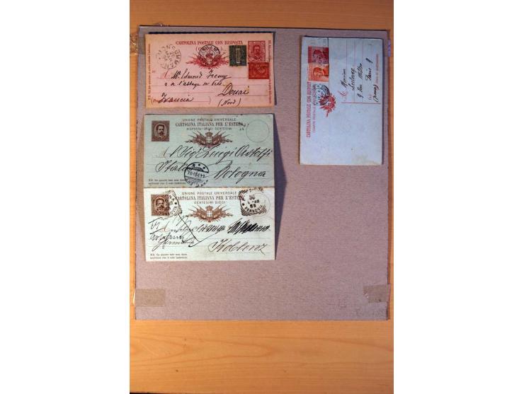 1877/1980 (ca.), Posten mit rund 370 Briefen, Karten und  vielen Ganzsachen (u.a. 20mal P 45), dabei auch Bedarfspost mit Pak