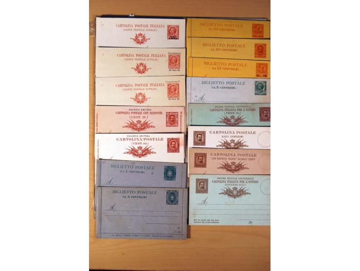 1877/1980 (ca.), Posten mit rund 370 Briefen, Karten und  vielen Ganzsachen (u.a. 20mal P 45), dabei auch Bedarfspost mit Pak