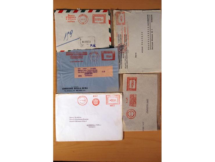 1877/1980 (ca.), Posten mit rund 370 Briefen, Karten und  vielen Ganzsachen (u.a. 20mal P 45), dabei auch Bedarfspost mit Pak