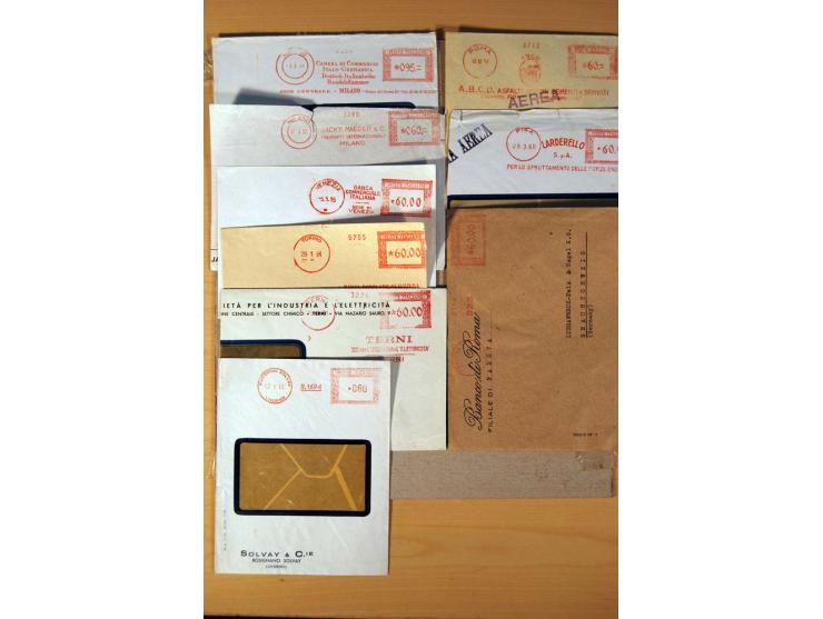 1877/1980 (ca.), Posten mit rund 370 Briefen, Karten und  vielen Ganzsachen (u.a. 20mal P 45), dabei auch Bedarfspost mit Pak