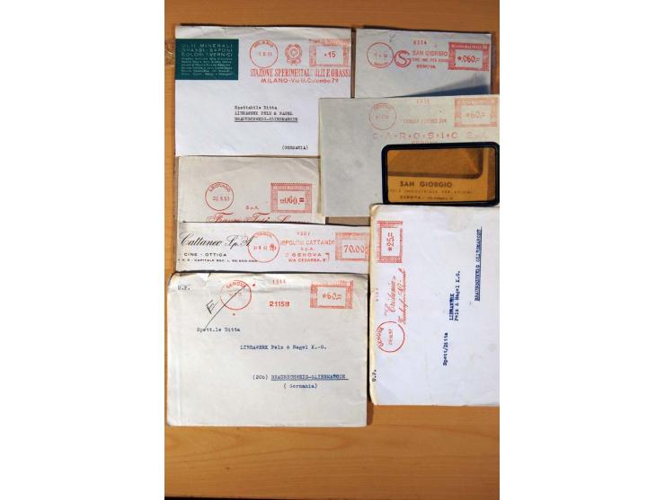 1877/1980 (ca.), Posten mit rund 370 Briefen, Karten und  vielen Ganzsachen (u.a. 20mal P 45), dabei auch Bedarfspost mit Pak