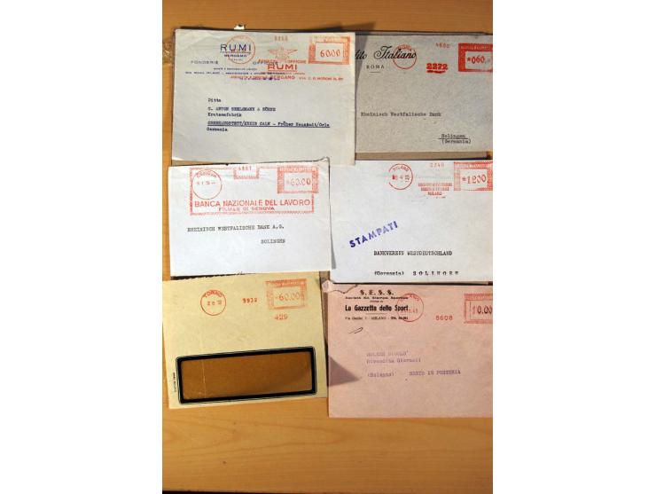 1877/1980 (ca.), Posten mit rund 370 Briefen, Karten und  vielen Ganzsachen (u.a. 20mal P 45), dabei auch Bedarfspost mit Pak