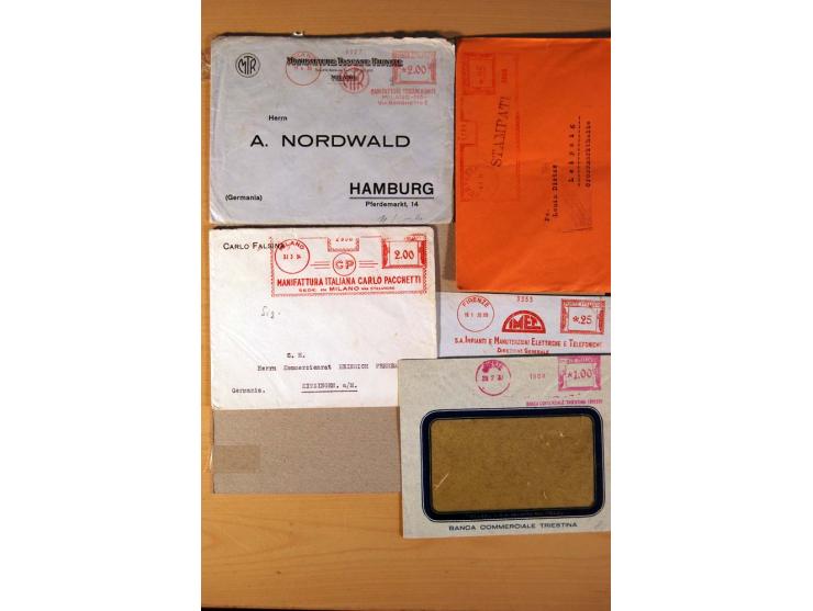 1877/1980 (ca.), Posten mit rund 370 Briefen, Karten und  vielen Ganzsachen (u.a. 20mal P 45), dabei auch Bedarfspost mit Pak