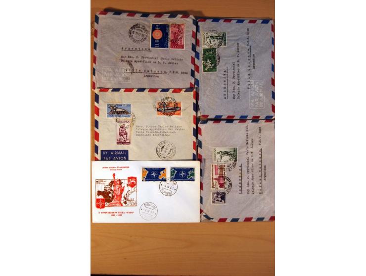 1877/1980 (ca.), Posten mit rund 370 Briefen, Karten und  vielen Ganzsachen (u.a. 20mal P 45), dabei auch Bedarfspost mit Pak