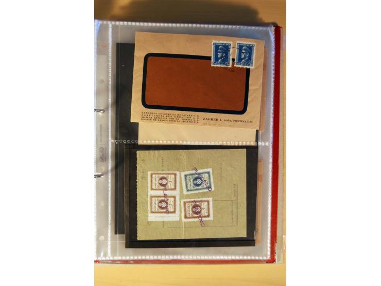 1941/44, kleiner Posten mit über 30 Briefen und Karten, dabei viel Luftpost, Zensuren und Auslandspost, dazu von der Freimark