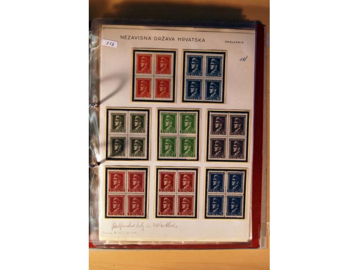 1941/44, kleiner Posten mit über 30 Briefen und Karten, dabei viel Luftpost, Zensuren und Auslandspost, dazu von der Freimark