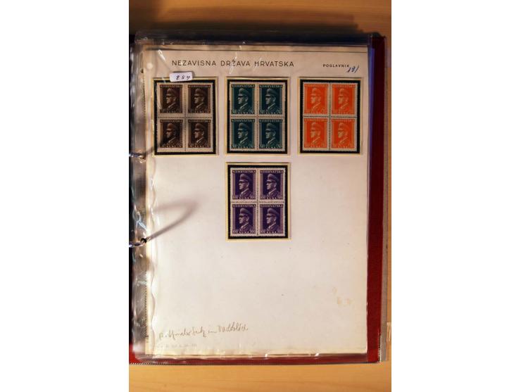 1941/44, kleiner Posten mit über 30 Briefen und Karten, dabei viel Luftpost, Zensuren und Auslandspost, dazu von der Freimark