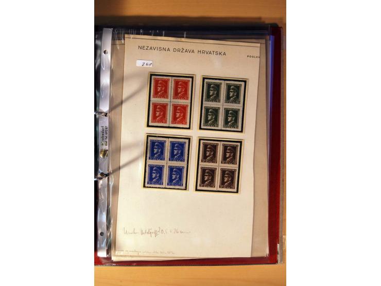 1941/44, kleiner Posten mit über 30 Briefen und Karten, dabei viel Luftpost, Zensuren und Auslandspost, dazu von der Freimark