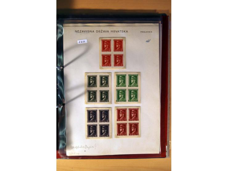 1941/44, kleiner Posten mit über 30 Briefen und Karten, dabei viel Luftpost, Zensuren und Auslandspost, dazu von der Freimark