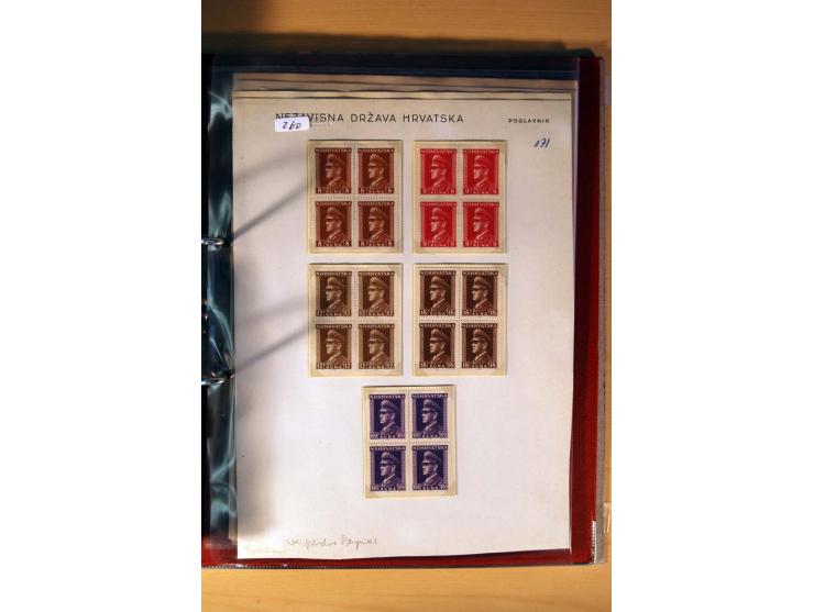 1941/44, kleiner Posten mit über 30 Briefen und Karten, dabei viel Luftpost, Zensuren und Auslandspost, dazu von der Freimark