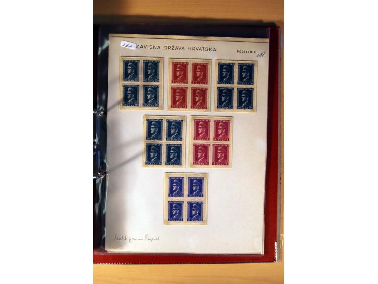 1941/44, kleiner Posten mit über 30 Briefen und Karten, dabei viel Luftpost, Zensuren und Auslandspost, dazu von der Freimark