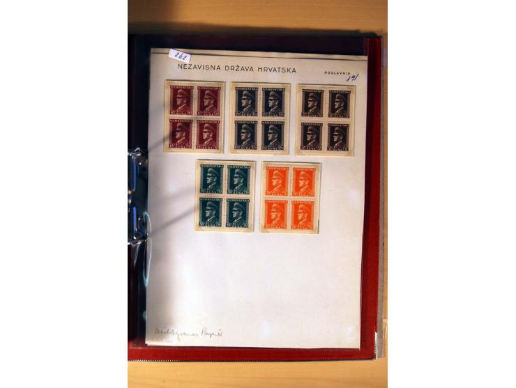 1941/44, kleiner Posten mit über 30 Briefen und Karten, dabei viel Luftpost, Zensuren und Auslandspost, dazu von der Freimark
