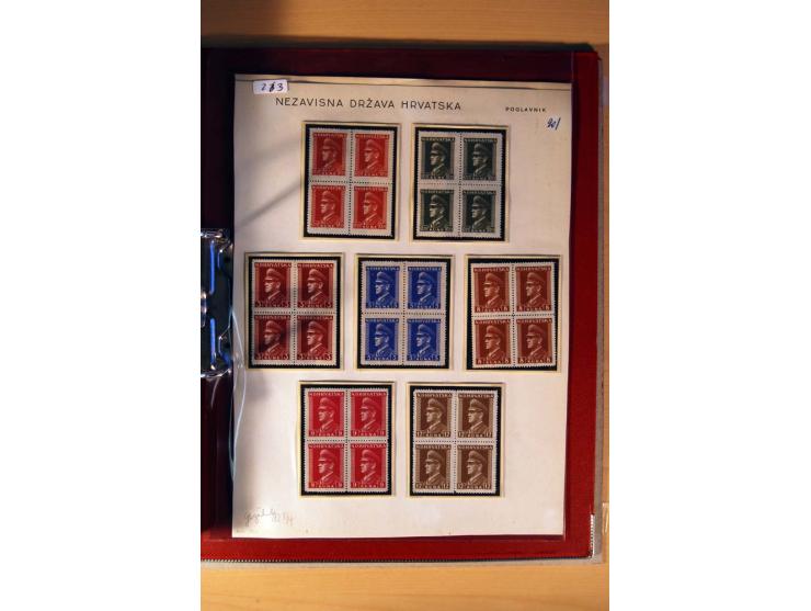 1941/44, kleiner Posten mit über 30 Briefen und Karten, dabei viel Luftpost, Zensuren und Auslandspost, dazu von der Freimark