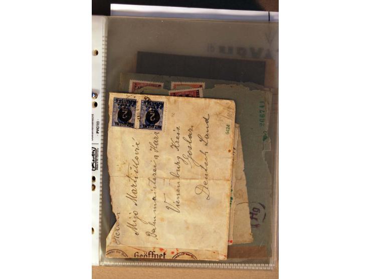 1941/44, ca. 50 Briefe und Karten aus dem Bedarf mit R-Briefen, Luftpostbriefen und einigen Paketkarten, unterschiedliche Erh