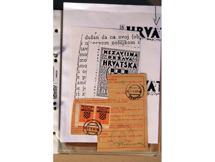 1941/44, ca. 50 Briefe und Karten aus dem Bedarf mit R-Briefen, Luftpostbriefen und einigen Paketkarten, unterschiedliche Erh