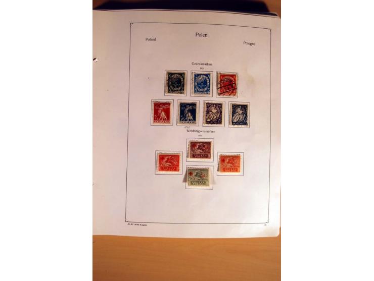  1840/1990, ungebrauchte, postfrische und gestempelte Sammlung mit vielen Briefen ab Vorphila und Russland in Polen gebraucht