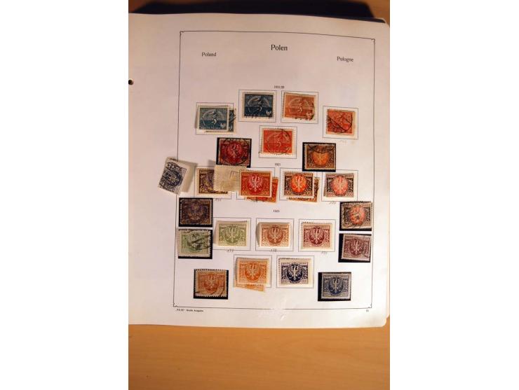  1840/1990, ungebrauchte, postfrische und gestempelte Sammlung mit vielen Briefen ab Vorphila und Russland in Polen gebraucht