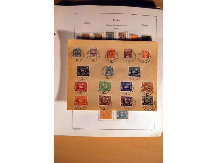  1840/1990, ungebrauchte, postfrische und gestempelte Sammlung mit vielen Briefen ab Vorphila und Russland in Polen gebraucht