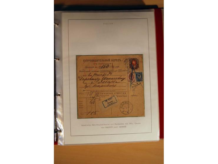  1840/1990, ungebrauchte, postfrische und gestempelte Sammlung mit vielen Briefen ab Vorphila und Russland in Polen gebraucht