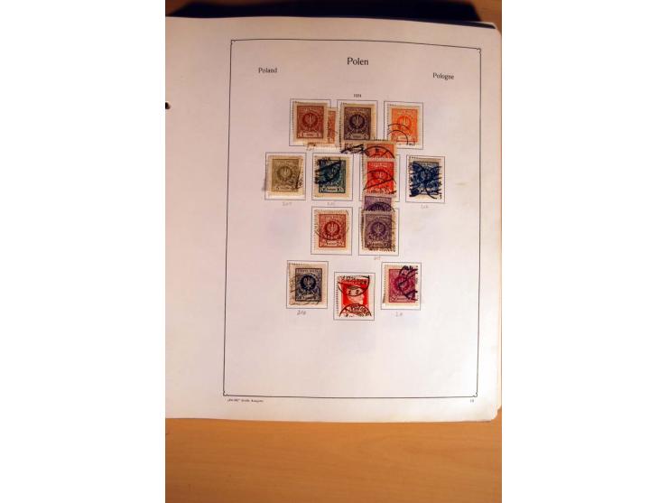  1840/1990, ungebrauchte, postfrische und gestempelte Sammlung mit vielen Briefen ab Vorphila und Russland in Polen gebraucht
