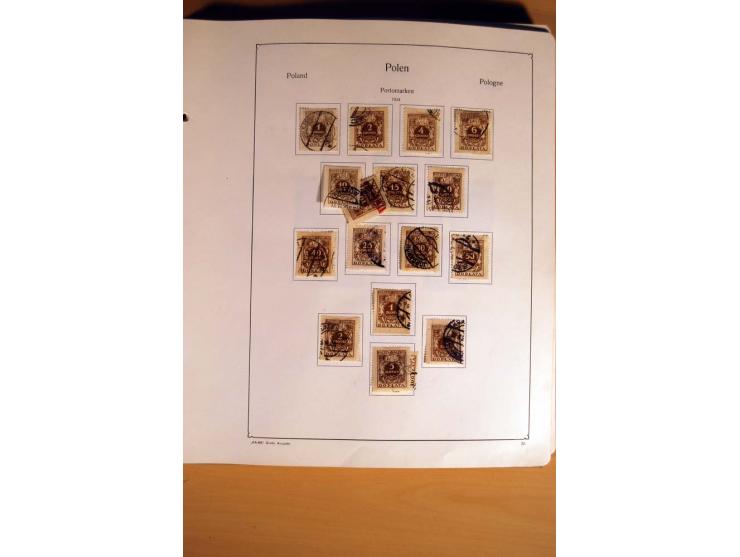  1840/1990, ungebrauchte, postfrische und gestempelte Sammlung mit vielen Briefen ab Vorphila und Russland in Polen gebraucht