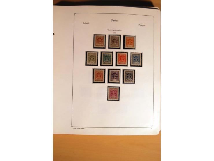  1840/1990, ungebrauchte, postfrische und gestempelte Sammlung mit vielen Briefen ab Vorphila und Russland in Polen gebraucht