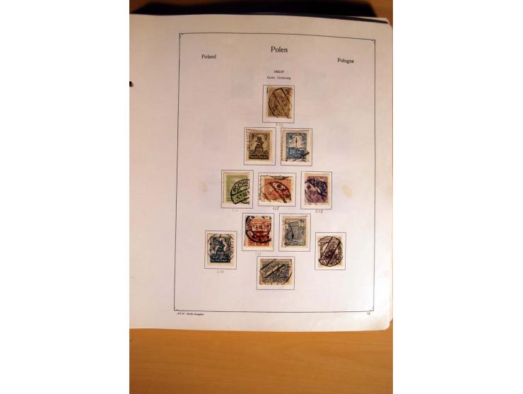  1840/1990, ungebrauchte, postfrische und gestempelte Sammlung mit vielen Briefen ab Vorphila und Russland in Polen gebraucht