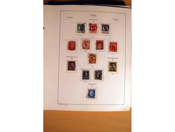  1840/1990, ungebrauchte, postfrische und gestempelte Sammlung mit vielen Briefen ab Vorphila und Russland in Polen gebraucht