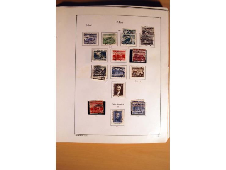  1840/1990, ungebrauchte, postfrische und gestempelte Sammlung mit vielen Briefen ab Vorphila und Russland in Polen gebraucht