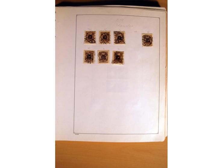  1840/1990, ungebrauchte, postfrische und gestempelte Sammlung mit vielen Briefen ab Vorphila und Russland in Polen gebraucht