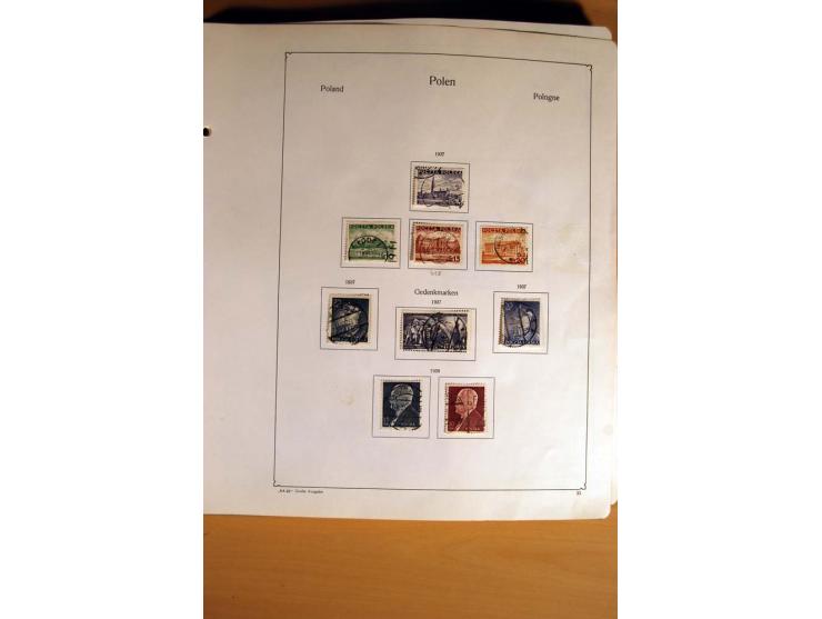  1840/1990, ungebrauchte, postfrische und gestempelte Sammlung mit vielen Briefen ab Vorphila und Russland in Polen gebraucht