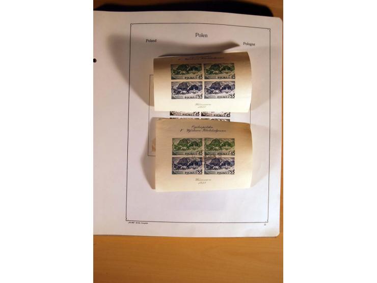  1840/1990, ungebrauchte, postfrische und gestempelte Sammlung mit vielen Briefen ab Vorphila und Russland in Polen gebraucht