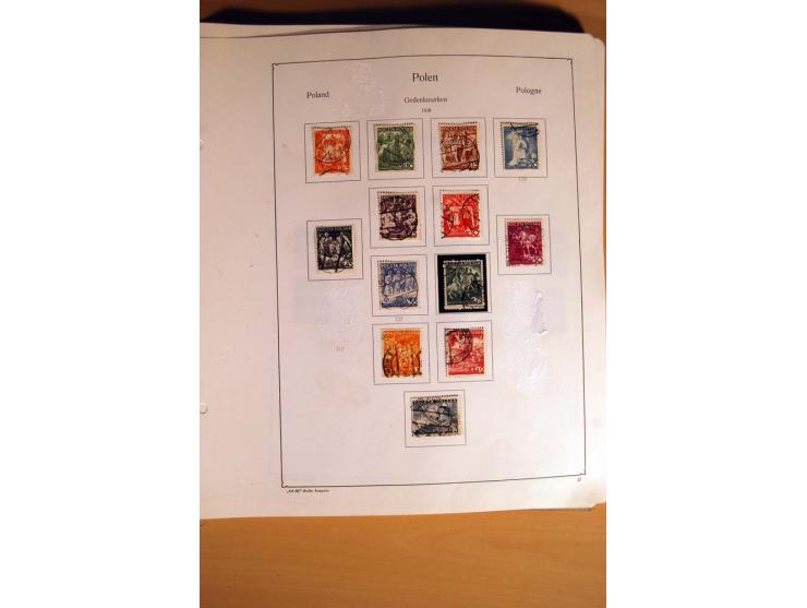  1840/1990, ungebrauchte, postfrische und gestempelte Sammlung mit vielen Briefen ab Vorphila und Russland in Polen gebraucht