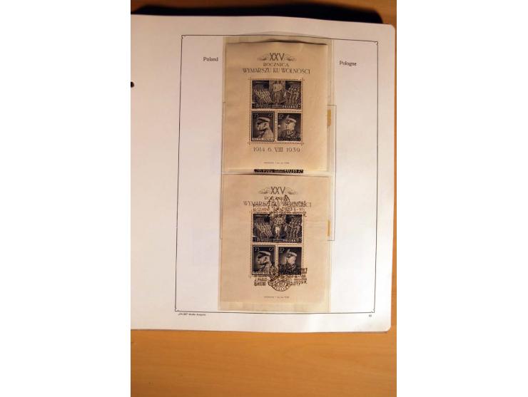  1840/1990, ungebrauchte, postfrische und gestempelte Sammlung mit vielen Briefen ab Vorphila und Russland in Polen gebraucht
