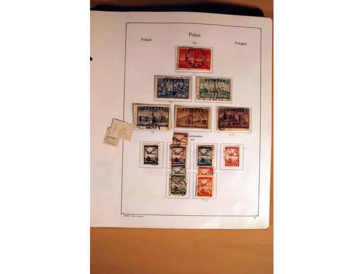  1840/1990, ungebrauchte, postfrische und gestempelte Sammlung mit vielen Briefen ab Vorphila und Russland in Polen gebraucht
