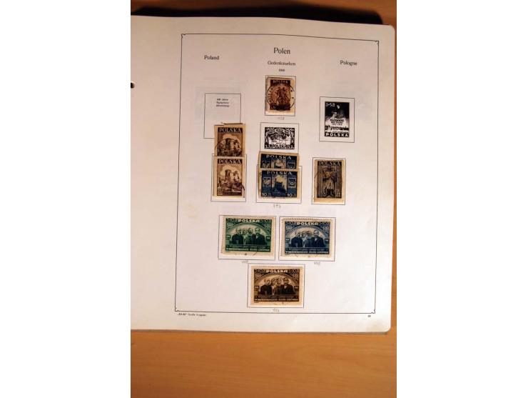  1840/1990, ungebrauchte, postfrische und gestempelte Sammlung mit vielen Briefen ab Vorphila und Russland in Polen gebraucht