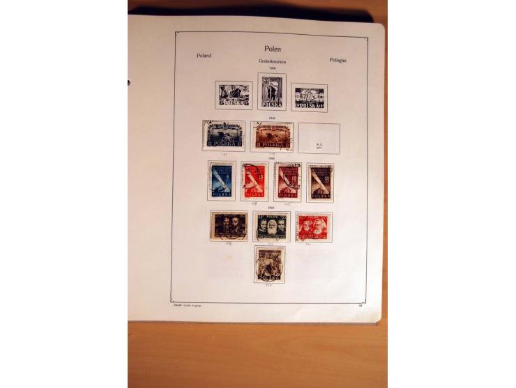  1840/1990, ungebrauchte, postfrische und gestempelte Sammlung mit vielen Briefen ab Vorphila und Russland in Polen gebraucht