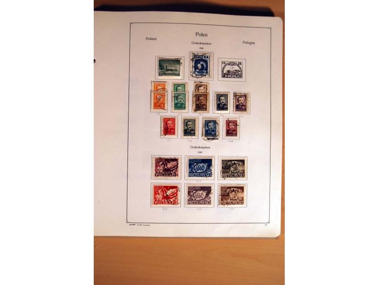  1840/1990, ungebrauchte, postfrische und gestempelte Sammlung mit vielen Briefen ab Vorphila und Russland in Polen gebraucht