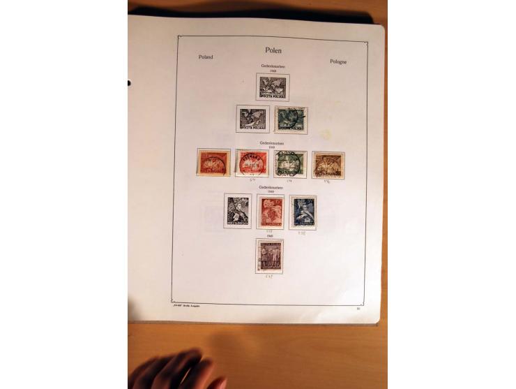  1840/1990, ungebrauchte, postfrische und gestempelte Sammlung mit vielen Briefen ab Vorphila und Russland in Polen gebraucht