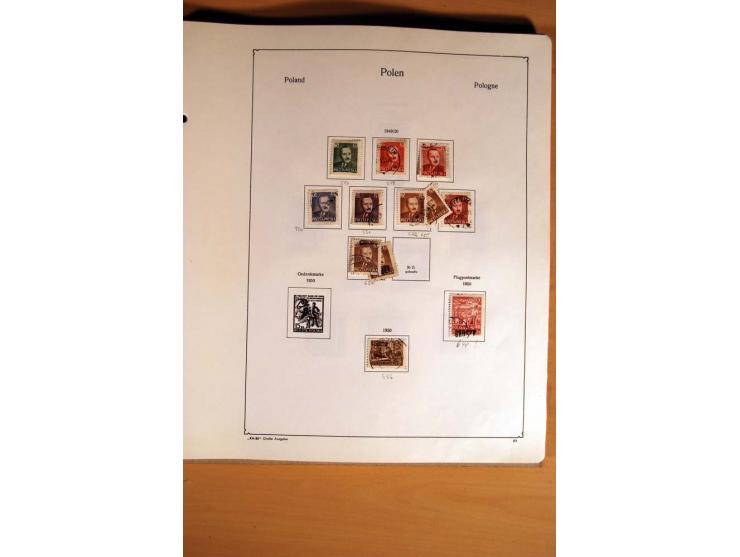  1840/1990, ungebrauchte, postfrische und gestempelte Sammlung mit vielen Briefen ab Vorphila und Russland in Polen gebraucht